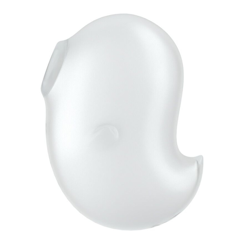 Вакуумный клиторальный стимулятор с вибрацией Satisfyer Cutie Ghost White Вакуумный клиторальный стимулятор с вибрацией Satisfyer Cutie Ghost White