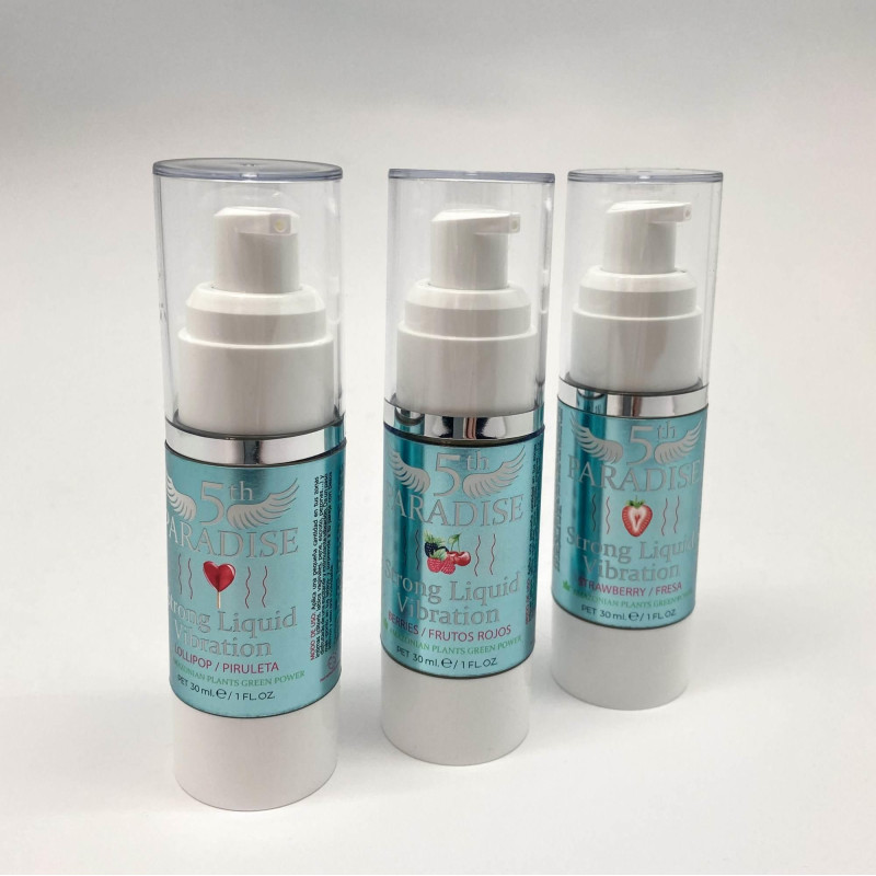 Рідкий вібратор 5th Paradise Strong Liquid Vibration Strawberry, 30 мл Рідкий вібратор 5th Paradise Strong Liquid Vibration Strawberry, 30 мл