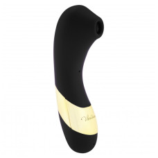 Кліторний стимулятор Amor Vibratissimo Secret Kiss+ Licker чорний/золотий