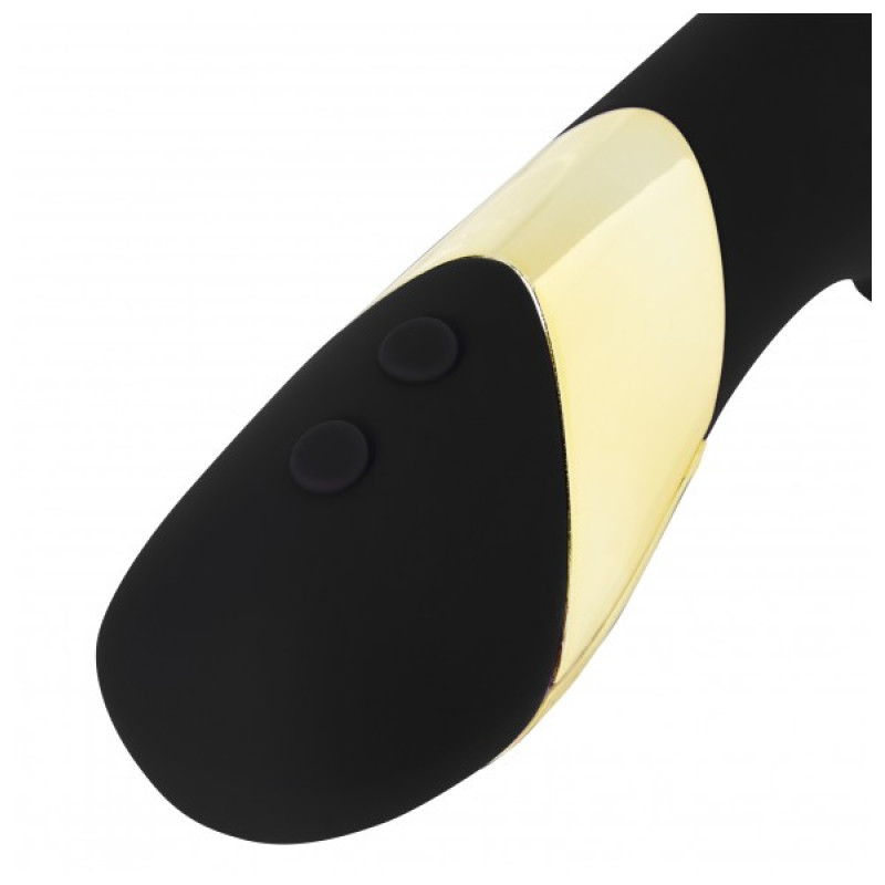 Кліторний стимулятор Amor Vibratissimo Secret Kiss+ Licker чорний/золотий Кліторний стимулятор Amor Vibratissimo Secret Kiss+ Licker чорний/золотий