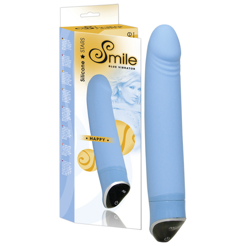 Вібратор Sweet Smile Happy Блакитний Вібратор Sweet Smile Happy Блакитний