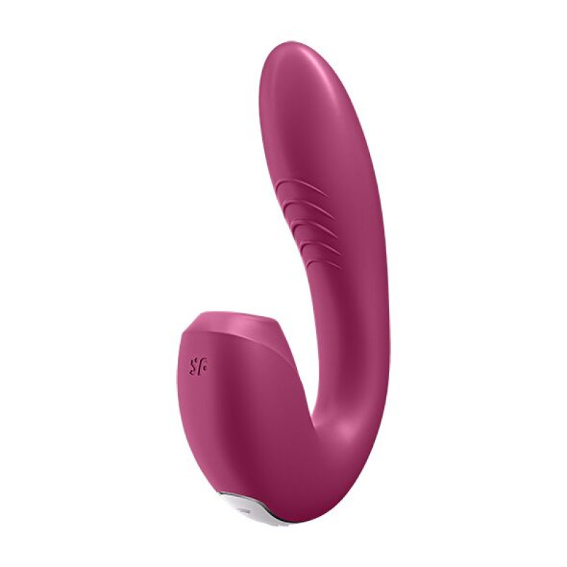 Вакуумный смарт-вибратор Satisfyer Sunray Berry, 4 положения ствола Вакуумный смарт-вибратор Satisfyer Sunray Berry, 4 положения ствола