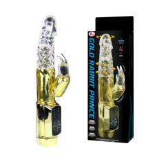 Вибратор LyBaile Multi-speed Vibration and Rotation with pearls Clear