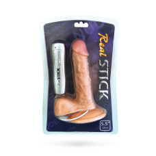 Вібратор Toyfa RealStick Nude 7 режимів вібрації 16 см