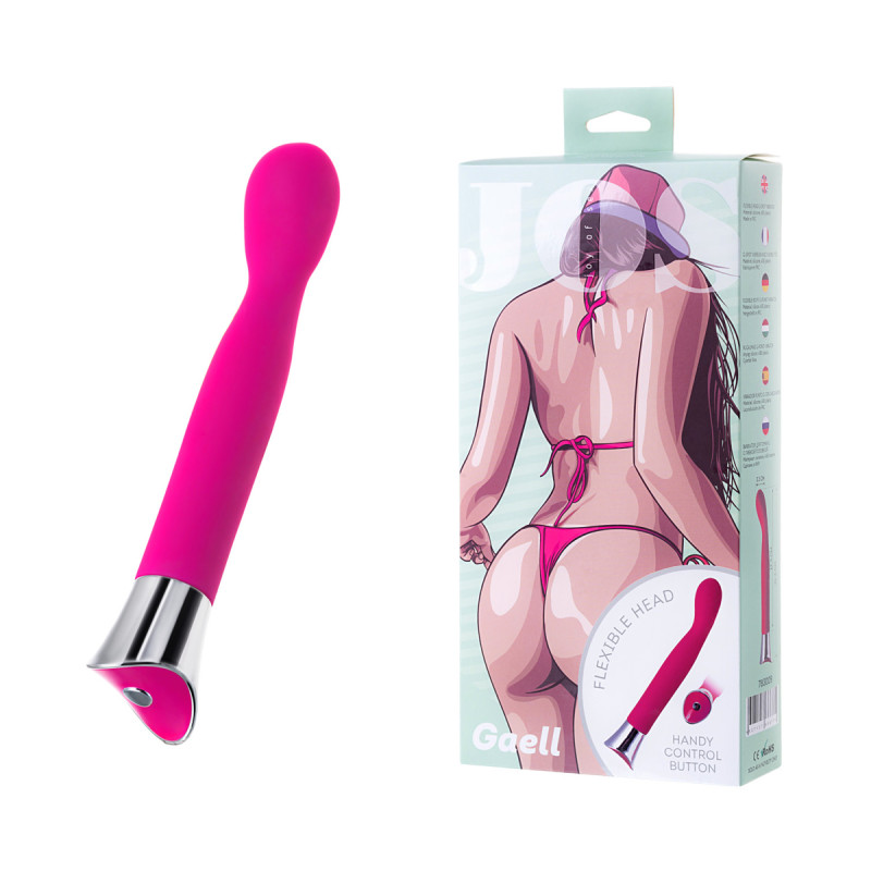 Стимулятор для точки Toyfa G з гнучкою головкою JOS Gaell 21,6 см Рожевий Стимулятор для точки Toyfa G з гнучкою головкою JOS Gaell 21,6 см Рожевий