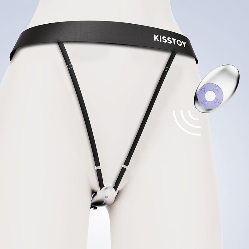 Вибратор в трусики KISTOY Viosecret, пояс для фиксации и пульт ДУ в комплекте Вибратор в трусики KISTOY Viosecret, пояс для фиксации и пульт ДУ в комплекте