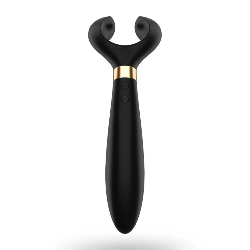 Вибратор для пар Satisfyer Endless Fun Черный, три мотора, многофункциональный Вибратор для пар Satisfyer Endless Fun Черный, три мотора, многофункциональный