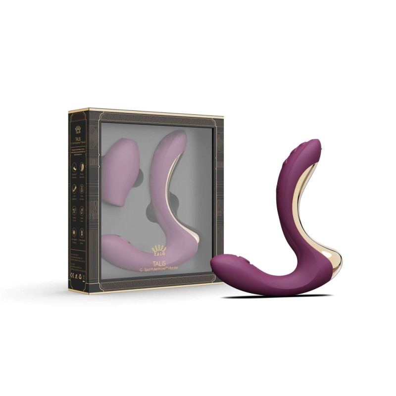 Вибратор-пульсатор с вакуумной насадкой Zalo – Talis G-Spot PulseWave Vibrator Velvet Purple Вибратор-пульсатор с вакуумной насадкой Zalo – Talis G-Spot PulseWave Vibrator Velvet Purple