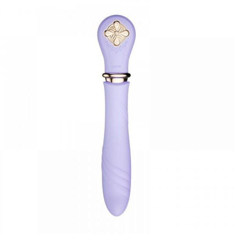 Вибромассажер-пульсатор с подогревом Zalo Desire Фиолетовый Вибромассажер-пульсатор с подогревом Zalo Desire Фиолетовый