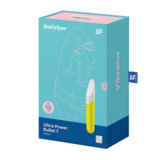 Минивибратор с гибким язычком Satisfyer Ultra Power Bullet 7 Желтый