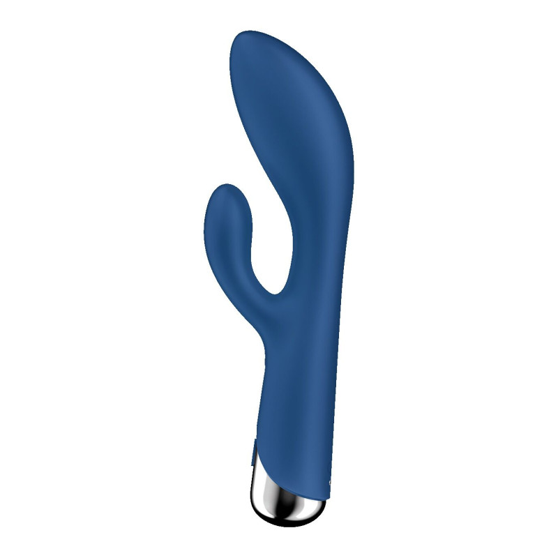 Вібратор-кролик з ротацією Satisfyer Spinning Rabbit 1 Blue, 3 мотори Вібратор-кролик з ротацією Satisfyer Spinning Rabbit 1 Blue, 3 мотори