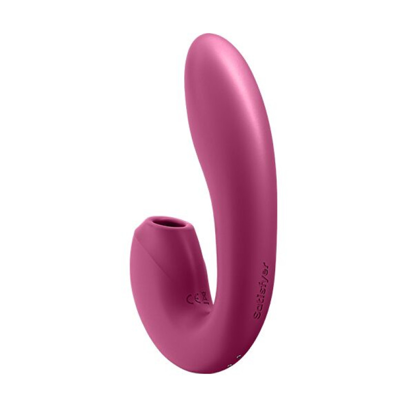 Вакуумный смарт-вибратор Satisfyer Sunray Berry, 4 положения ствола Вакуумный смарт-вибратор Satisfyer Sunray Berry, 4 положения ствола