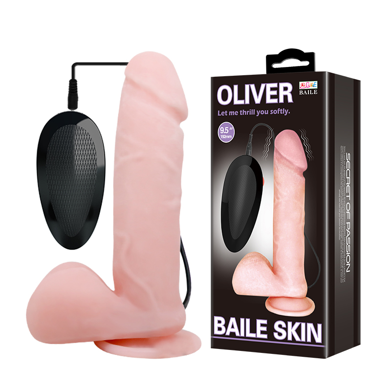 Вібратор LyBaile Oliver Vibrating Dildo 9.5" Вібратор LyBaile Oliver Vibrating Dildo 9.5"