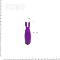 Минивибратор Adrien Lastic Pocket Vibe Rabbit Фиолетовый