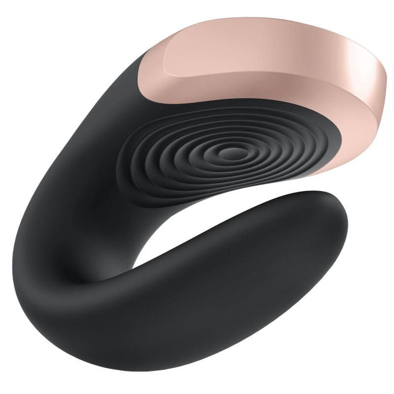 Смарт-вибратор для пар Satisfyer Double Love (Black) Смарт-вибратор для пар Satisfyer Double Love (Black)