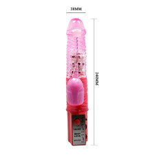 Вибратор LyBaile Pretty Love Christina Vibrator With Dolphin Розовый