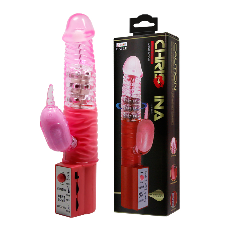 Вибратор LyBaile Pretty Love Christina Vibrator With Dolphin Розовый Вибратор LyBaile Pretty Love Christina Vibrator With Dolphin Розовый