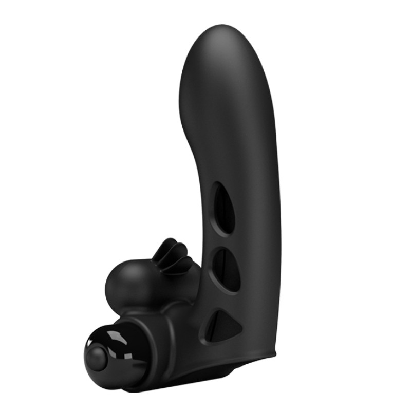 Насадка на палец Pretty Love Orlando Honey Finger Vibrator Black Насадка на палец Pretty Love Orlando Honey Finger Vibrator Black