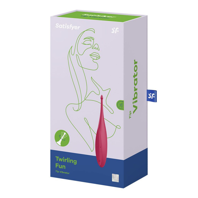 Вибратор для клитора Satisfyer Twirling Fun Красный Вибратор для клитора Satisfyer Twirling Fun Красный