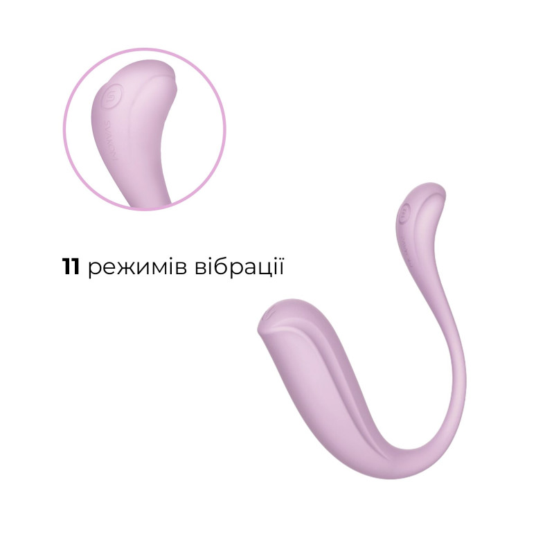 Интерактивное виброяйцо Svakom Phoenix Neo 2 Pastel Lilac, обновленная модель Интерактивное виброяйцо Svakom Phoenix Neo 2 Pastel Lilac, обновленная модель