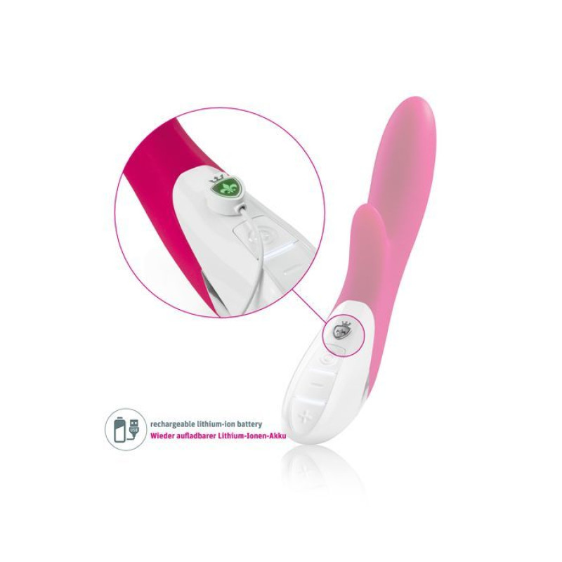 Вібратор-кролик Mystim Danny Divido Фуксія Вібратор-кролик Mystim Danny Divido Фуксія