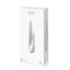 Вибратор OVO J2 Rechargeable Rabbit Белый