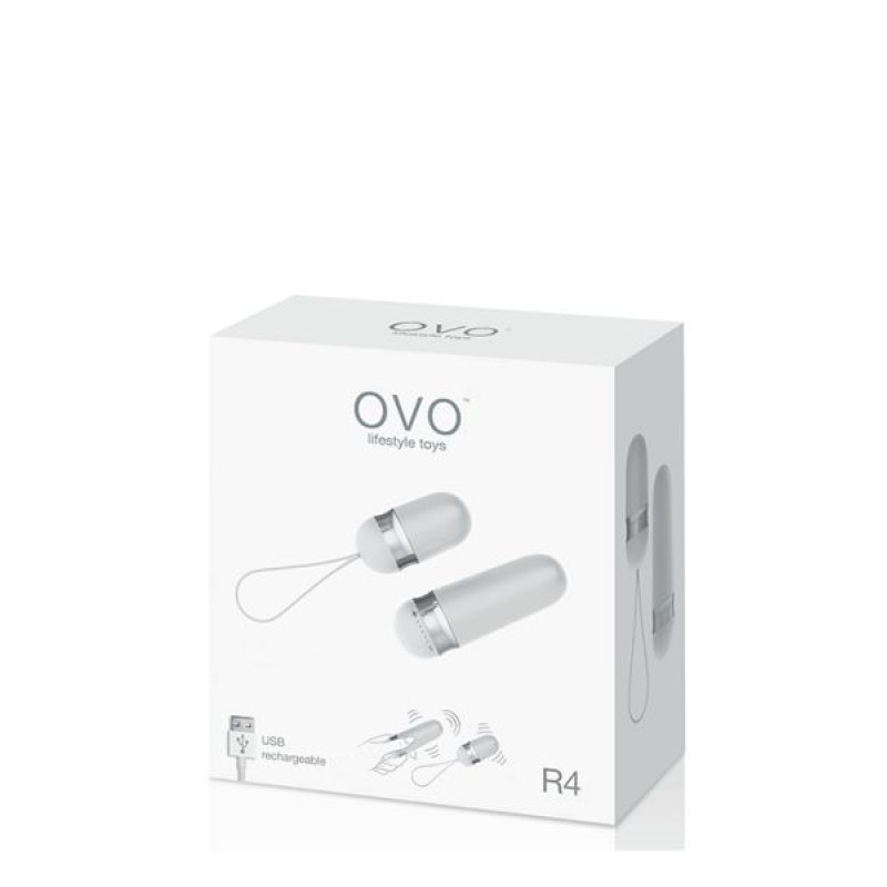 Віброяйце OVO R4 Біле Віброяйце OVO R4 Біле