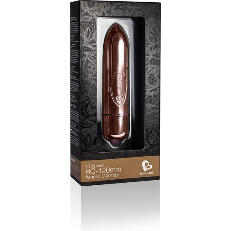 Вибратор Rocks Off RO-120 мм 10 Золотой