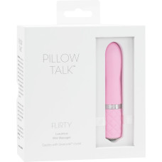 Роскошный вибратор PILLOW TALK Flirty с кристаллом Сваровски Розовый