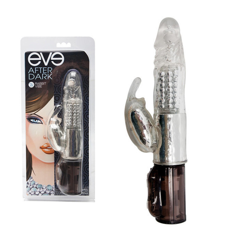 Вибратор компьютерный Topco Sales Eve After Dark 7 функций 14х4,3 см Серебристый Вибратор компьютерный Topco Sales Eve After Dark 7 функций 14х4,3 см Серебристый