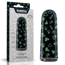 Виброшарики LoveToy Rechargeable GlowLoveToyinLoveToytheLoveToydark Heart Massager