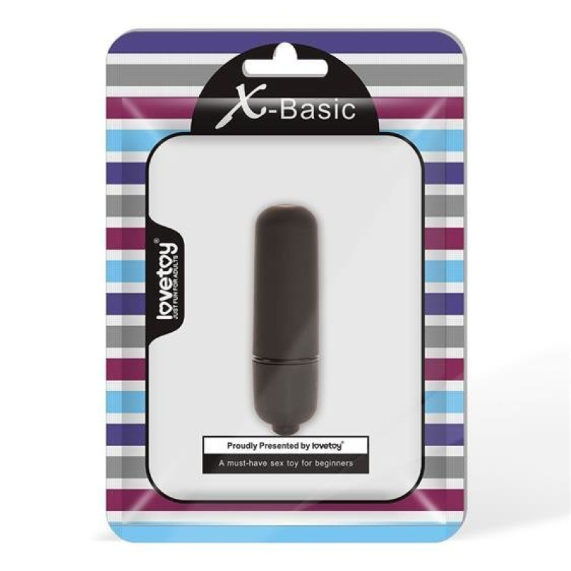 Виброшарики LoveToy XLoveToyBasic Bullet Mini One Speed ​​Black