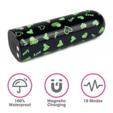 Виброшарики LoveToy Rechargeable GlowLoveToyinLoveToytheLoveToydark Heart Massager