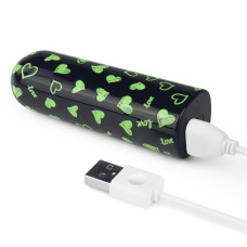 Виброшарики LoveToy Rechargeable GlowLoveToyinLoveToytheLoveToydark Heart Massager