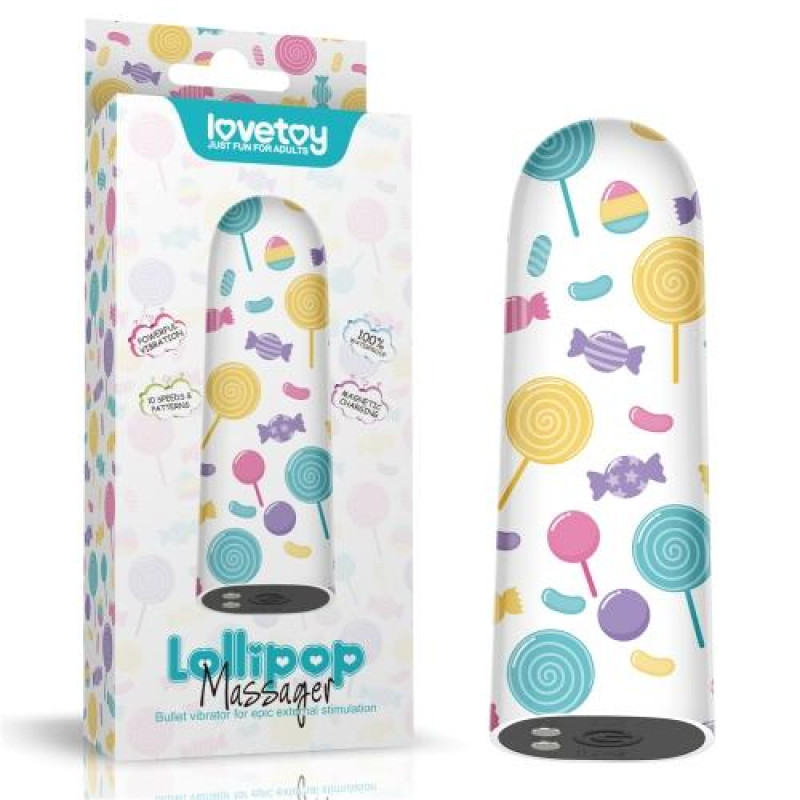 Виброшарики LoveToy Rechargeable Lollipop Massager