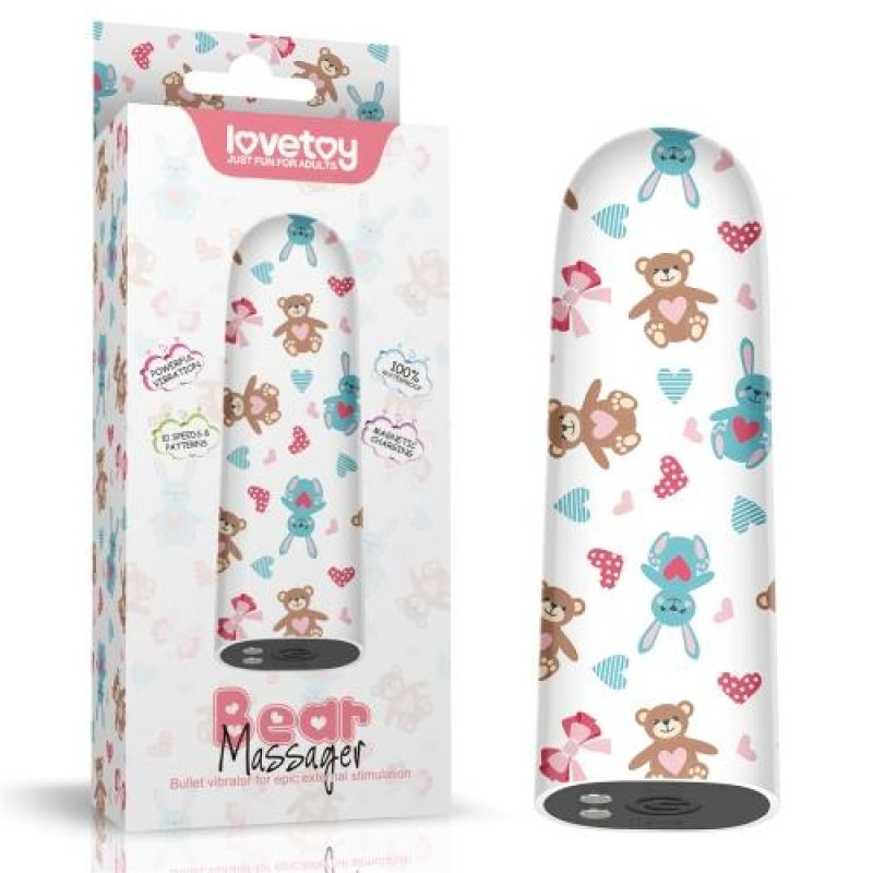 Виброшарики LoveToy Rechargeable Bear Massager