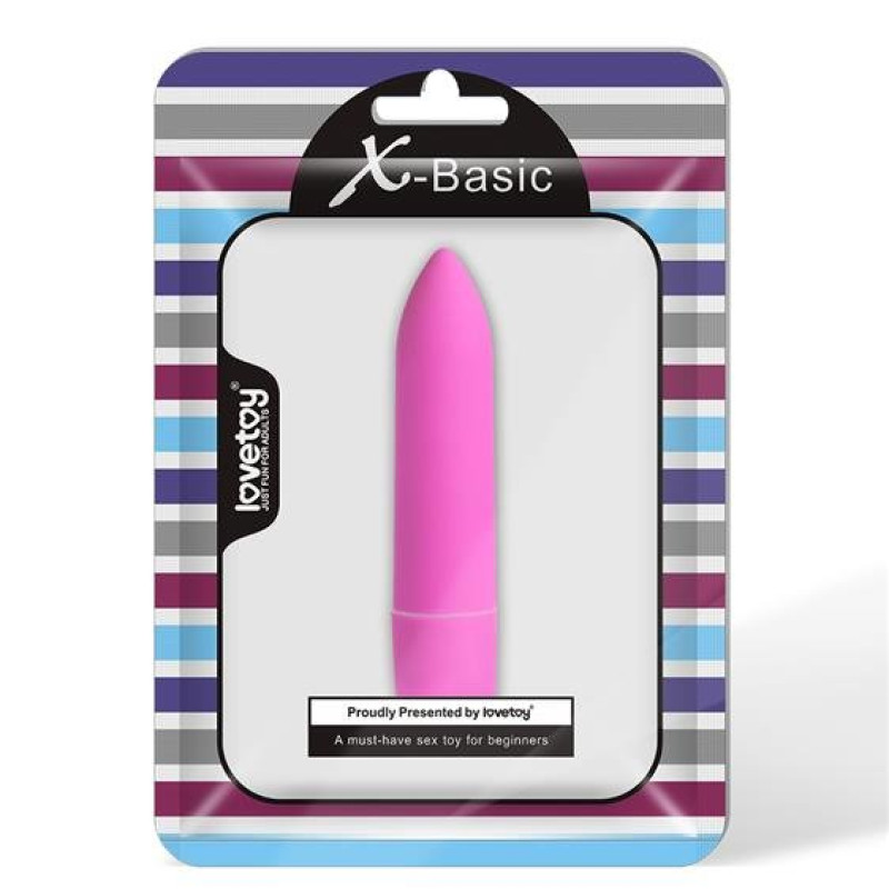 Виброшарики LoveToy XLoveToyBasic Bullet Long 10 Speeds Pink