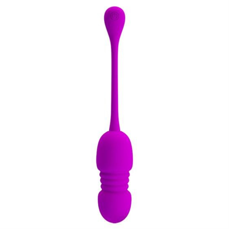 Віброяйце Pretty Love Callieri Thrusting Vibrating Egg Purple