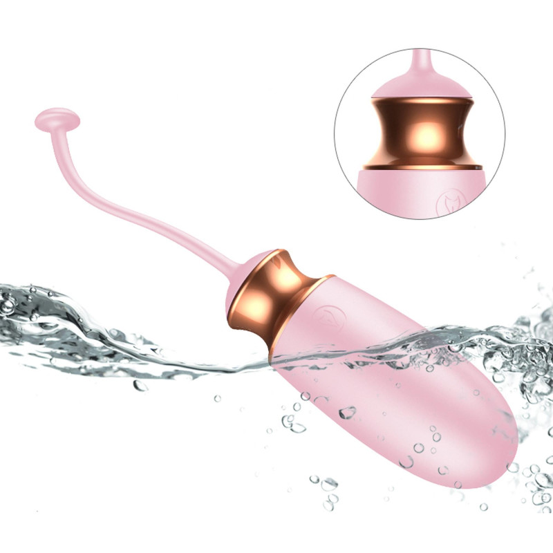 Виброяйцо B - Series Fox Vibrating Silicone Love Egg, USB, 10 Function, Heating, Voice Control Pink