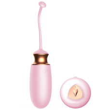 Виброяйцо B - Series Fox Vibrating Silicone Love Egg, USB, 10 Function, Heating, Voice Control Pink