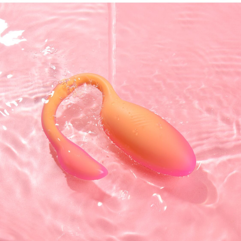 Смарт-виброяйцо Magic Motion Flamingo Max Orange 2 в 1: виброяйцо и тренажер Кегеля, 10 режимов