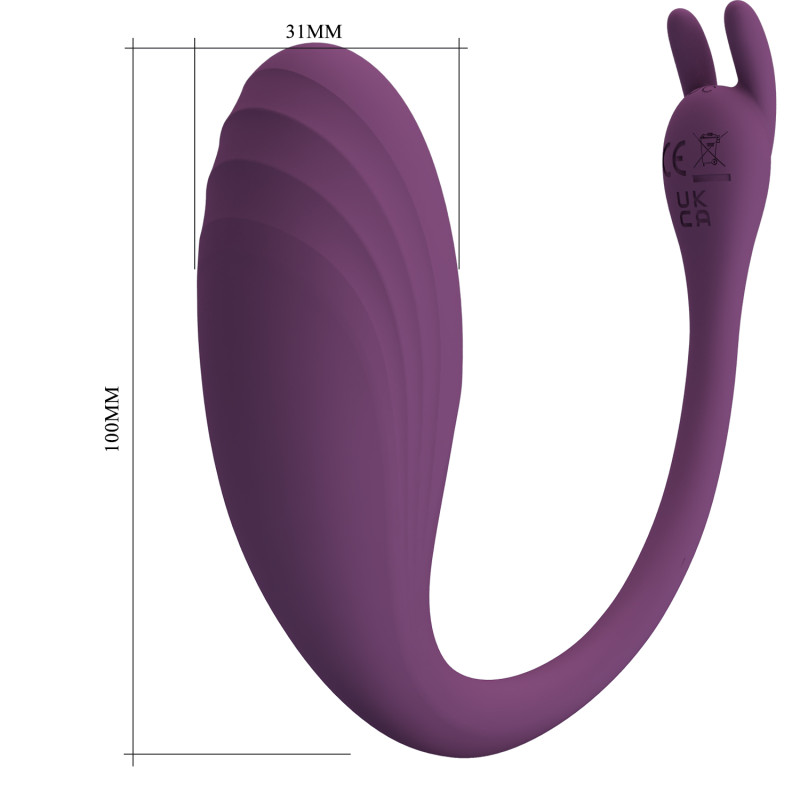 Вибратор Pretty Love Catalina Stimulator Plum (App)
