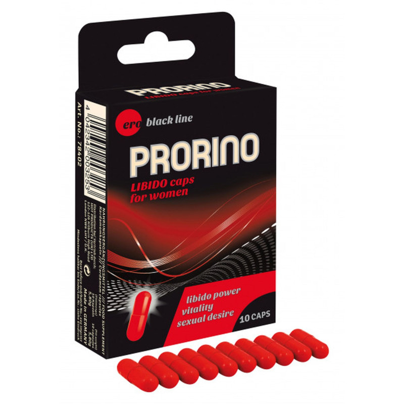 Капсулы женские HOT PRORINO Premium для повышения либидо (цена за упаковку, 10 капсул) Капсулы женские HOT PRORINO Premium для повышения либидо (цена за упаковку, 10 капсул)