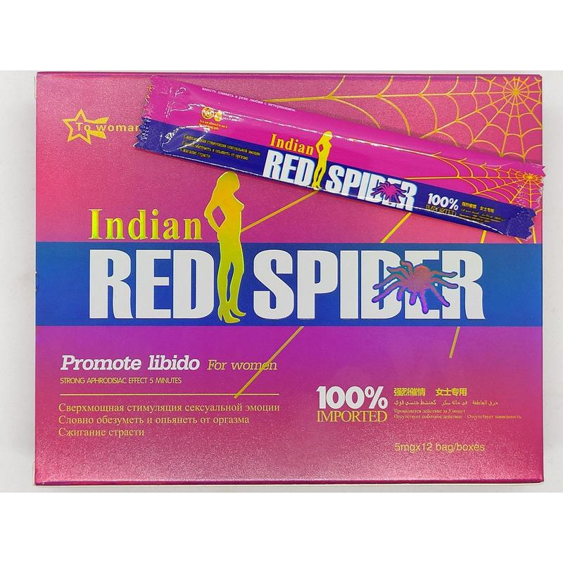 Капли женские Красный Паук12 штук по 5 мл Капли женские Красный Паук12 штук по 5 мл