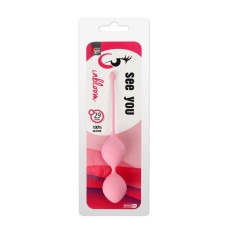 Вагинальные Шарики Dreamtoys See You In Bloom Duo Balls 29 мм Розовые
