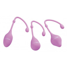Набор вагинальных шариков StRubber LustGlider Kegel Ball Set Розовый