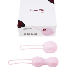 Вагинальные шарики Nomi Tang IntiMate Вес: 53гр и 106гр Розовые