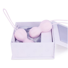 Вагинальные шарики Nomi Tang IntiMate Plus Вес: 83гр и 139гр Розовые