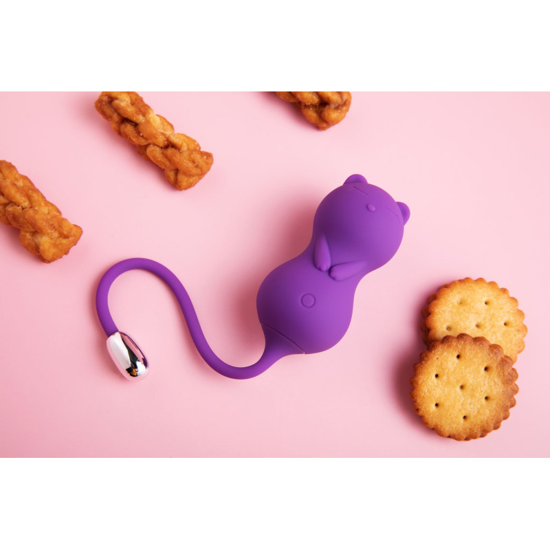 Вагінальні кульки з вібрацією KisToy Paula з пультом дистанційного керування Вагінальні кульки з вібрацією KisToy Paula з пультом дистанційного керування