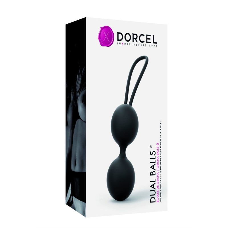 Вагинальные шарики Dorcel Dual Balls Черные